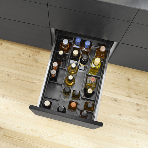 Liquid Lucy Flessenrek breedte 100 mm, grijs