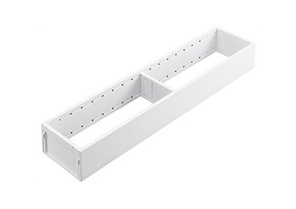 Steel Steffi lade-indeling, 100 mm breed, wit