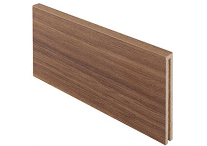 Wood Wendy dwarsverdeling, 100 mm breed, Tennessee notendecor / zwart