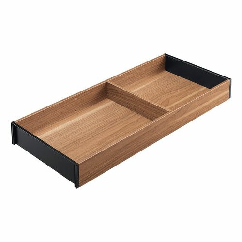 Wood Wendy lade-indeling, 200 mm breed, Tennessee notendecor / zwart