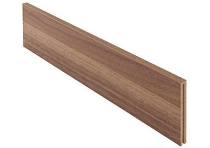 Wood Wendy dwarsverdeling, 242 mm breed, Tennessee notendecor / zwart