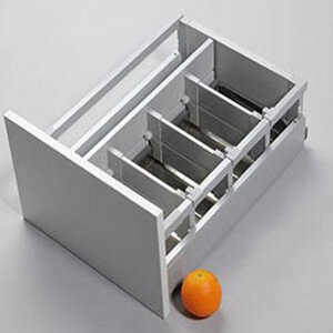 Indeling voor flessen t.b.v. Antaro lade CM, grijs