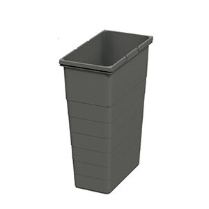 Afvalemmer Ninka eins2vier, inhoud 42 liter, hoogte 56 cm