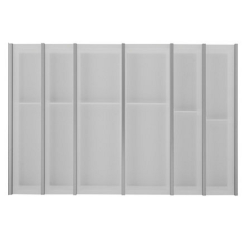 Cuisio bestekbak, 720 mm breed, wit