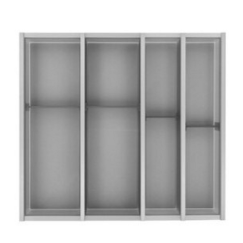 Cuisio Bestekbak, 520 mm breed, grijs