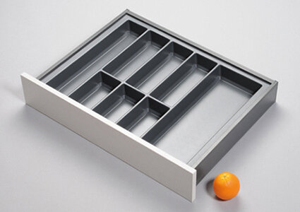 Bestekindeling kunststof voor Legrabox, breedte 622 mm, diepte 472 mm