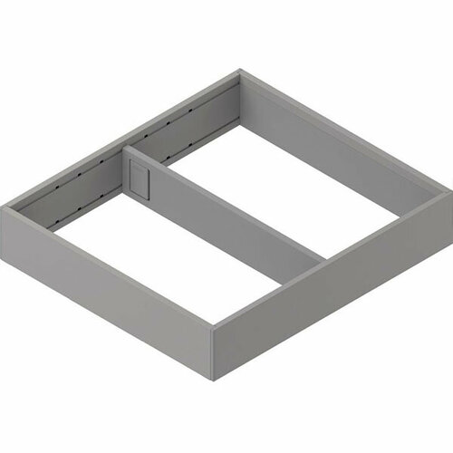 Steel Sig lade-indeling, 242 mm breed, Indium Grijs