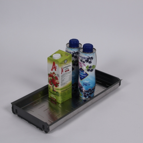 RVS bodemplaat voor flessenrek