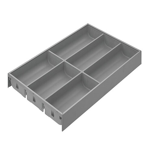 Steel Sig indeling voor besteklade, Indium Grijs, 300 mm breed