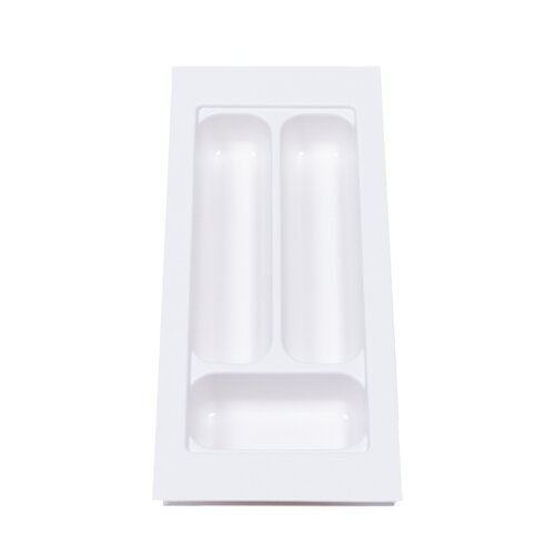 Bestekbak 180 mm tot 200 mm breed, Wit (Basic)