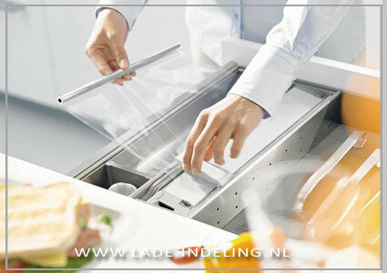 Blum ORGA-LINE Foliesnijder Vershoudfolie - Keukenhulp Voor Lade ZSZ.01F0 Stofgrijs